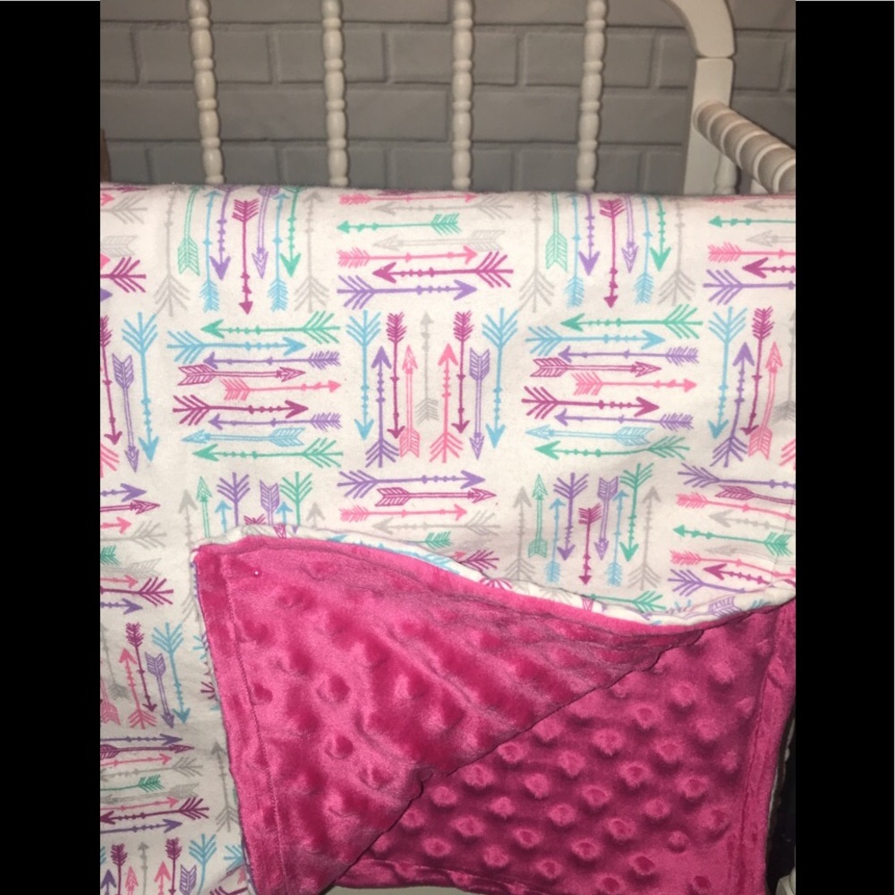 Arrow baby blanket